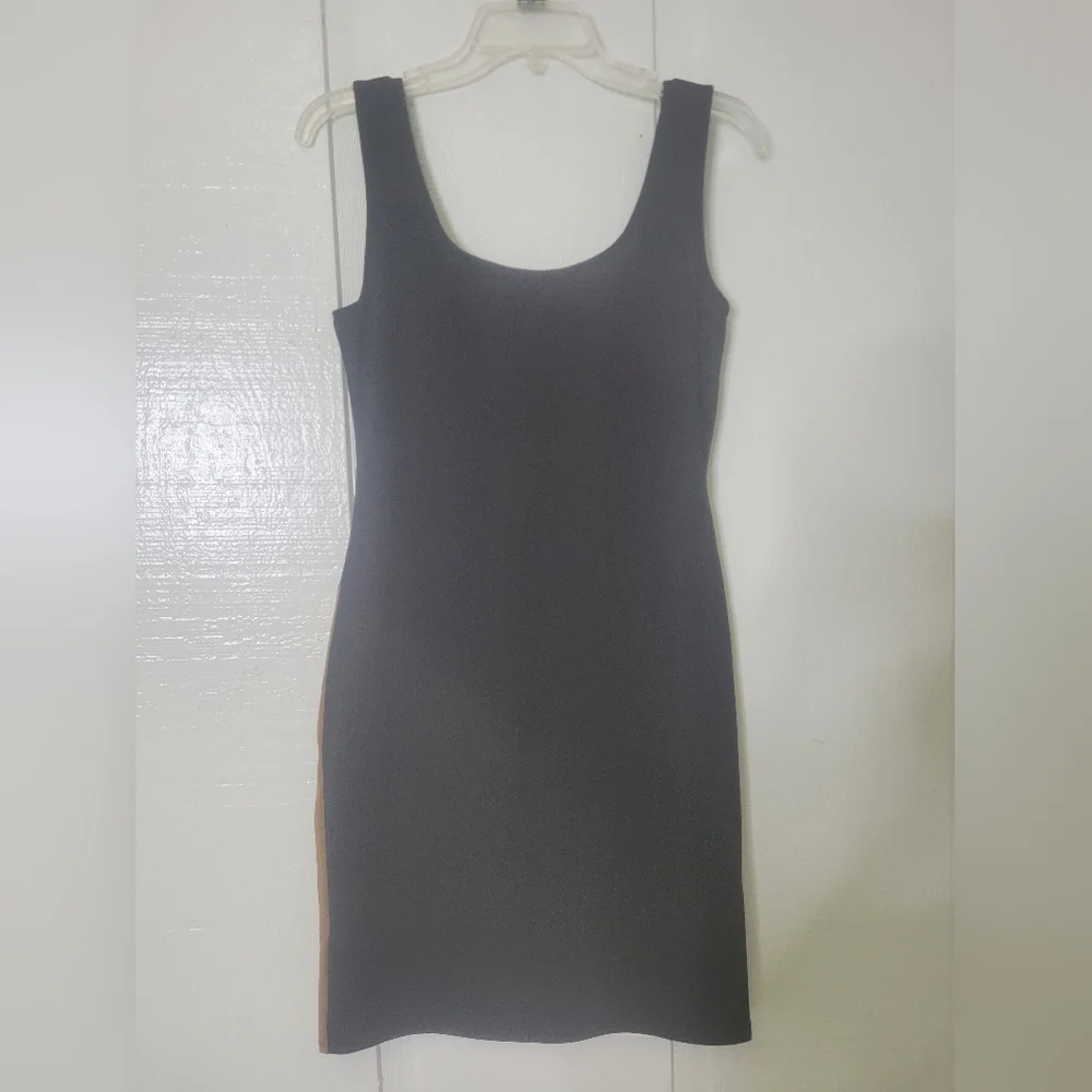 SOLD-Fashion Nova Dress - Dimensional Mini Zip Up Women's Sz L NWT - Picture 8 of 11